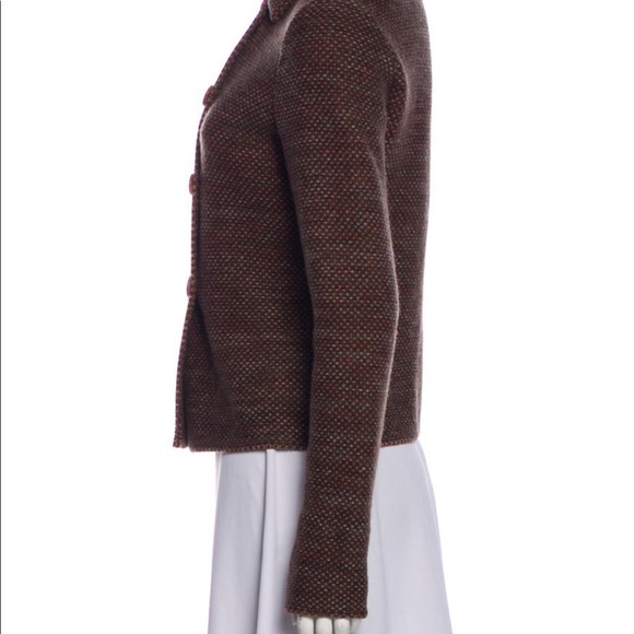 Wool Tweed Casual Jacket - Picture 2 of 6